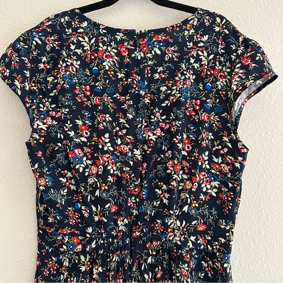 J. Crew Dresses Jcrew Liberty Print Wrap Dress Poshmark